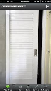 Louvered Pocket Door Or Pantry Doors Doors Interior Sliding Doors Interior Sliding Closet Doors