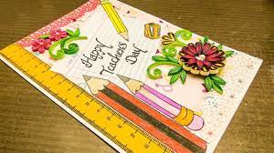 Happy teachers day to all of you. Diy How To Make Teachers Day Card Tutorial Card Making Ideas Quilling Designs Magic Quill
