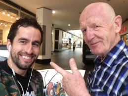 Stumbled across this pic from agggges ago when I was live drawing for Black  Milk Clothing at World Square Sydney. I remember talking to this gentlemen  (I'm horrible at remembering names) often