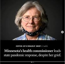 Repost from @startribune For Minnesota's health commissioner, 2020 was  supposed to be a time to enjoy life. Jan Malcolm was to turn 65 and travel  the world with her spouse, Kris Carlton.