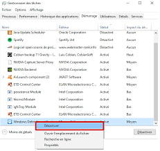 La consommation des ressources de l'ordinateur apparaît sous la forme d'un il faut donc impérativement retirer toutes les applications inutiles qui se lancent au démarrage pour accélérer windows 10 et booster son ordinateur. Desactiver Les Programmes Ralentissant Le Demarrage De Windows 10