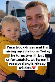 Single father celebrates son's second birthday