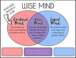 Wise Vs Emotional Vs Logical Mind In 2020 Dialectical Behavior Therapy Dbt Therapy Wise Mind