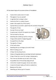 Alphabet Quiz 1 Worksheet Free Esl Printable Worksheets Made By Teachers Quiz Quiz With Answers Gk Questions And Answers