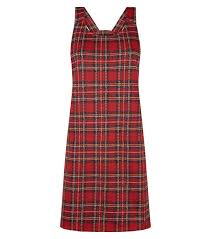 Un choix unique de robe ecossaise rouge disponible dans notre magasin. Robe Chasuble Rouge En Jersey A Motif Ecossais New Look