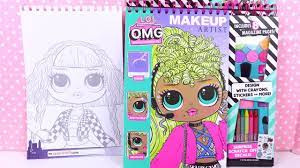 poupees lol omg kit activites coloriage neonlicious youtube maison de paysage