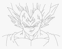 Dragon ball z easy drawing. Drawing Vegeta Dragon Ball Z Transparent Png Clipart Kid Buu Dbz Drawing Png Download Kindpng