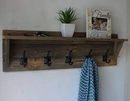 Best Images Rustic Coat Rack Ideas Mason Rustic Modern 5 Hanger Hook Coat Hat Rack With By Keodecor On Barn Wood Coat Rack Rustic Coat Rack Coat Hooks On Wall