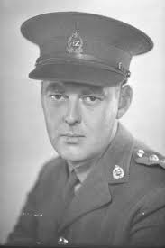 Head and shoulders portrait of Major Charles Cantrell in military uniform