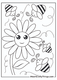 Grab your bee coloring page. Bee Coloring Pages Updated 2021