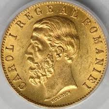 Romania 20 Lei 1883 Gold Coins Gold And Silver Coins Ancient Coins
