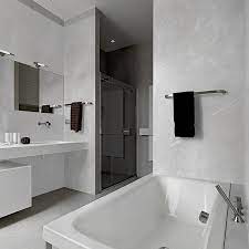 Altro vantaggio, da non sottovalutare, delle piastrelle bagno moderno è l'essere antiscivolo: Pietra Grey Piastrelle Effetto Marmo Gres Porcellanato Gres Porcellanato Effetto Marmo Piastrelle Per La Casa