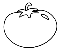Dibujo Tomate Para Colorear