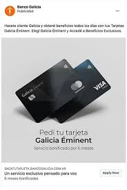 Las tarjetas que recibi son sin costo, es decir nunca acepte tarjetas que tengan costos asociados ( por renovacion, resumen, etc) Banco Galicia Tregua