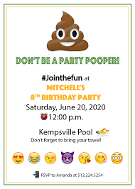 We did not find results for: Emoji Birthday Party Invitation Created By V