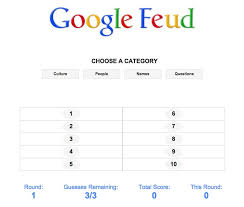 Just type a question and find out the answers to become a master. Google Feud Online Game