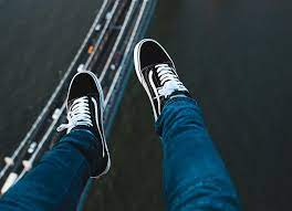 Straight down on the inside (left. How To Lace Vans Old Skool It S Time To Style Your Shoe Tripboba Com