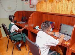 With this mission we open our doors on the 12th of january 1998; Overseas Based Guyanese Establish Five Computer Learning Centres In Region Six Guyana Standard