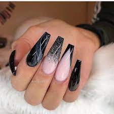 60 Simple Acrylic Coffin Nails Designs Ideas For 2019 Coffin Nails Designs Long Acrylic Nails Halloween Acrylic Nails
