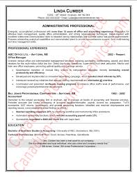 Administrative Assistant Resume Sample Example