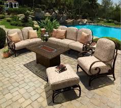 Bellagio Deep Seating And Fire Pit From Gensun Casual Living Visit Us Www Gensuncasual Com Outdoor Furnishings Outdoor Furniture Outdoor Patio Furniture