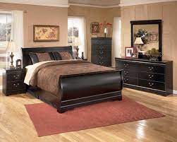 Full bedroom sets at affordable price with free nationwide delivery. Huey Vineyard 4 Piece Sleigh Bedroom Set In Black