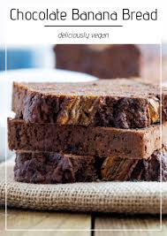 Vegan Chocolate Banana Bread The Cook Him Recipe In 2020 Chocolate Banana Bread Vegan Sweets Treats Dessert Recipes Easy