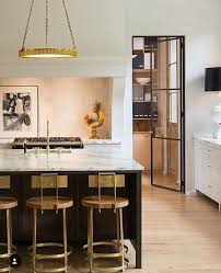 warm metal accents bringing luxurious