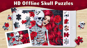 🦋 more than 60 different pictures for playing offline game! Skull Jigsaw Puzzles Jigsaw Puzzle Games Offline Descargar La Aplicacion Apk Gratis