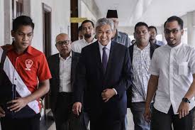 Datuk seri ahmad zahid hamidi is seen arriving at the kuala lumpur courts complex ahead of the trial. Zahid S Trial Charity Foundation Wrote Rm360 000 In Cheques To Firm Registering Voters With Umno