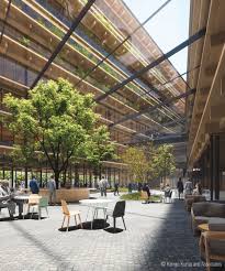 Landscape design + site design + master planning. Kengo Kuma Associates Design The Office Of The Future In Milan Floornature