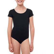 danskin now girls short sleeve dance leotard