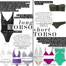 Swimwear For Your Shape Short Torso Long Torso Long Torso Short Legs
