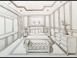 Drawing room interior design designspa. How To Draw A Bedroom In 1 Point Perspective Youtube In 2021 1 Point Perspective Perspective Drawing Architecture Room Perspective Drawing