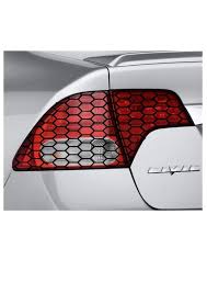 Civic 8th Gen Civic Tail Light Wrap Honeycomb Pattern Honeycomb Pattern Tail Light Civic