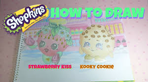 Touch device users, explore by touch or with swipe gestures. How To Draw Shopkins Kooky Cookie And Strawberry Kiss From Shopkins Cartoon Epi 30 A Piece Of Cake Shopkins Drawings Shopkins Cartoon Shopkins Coloring Pages