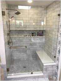 It also creates a sense of texture to the whole bathroom. Pin By Ashley Rocci On Dream House Bathroom Remodel Shower Small Master Bathroom Master Bathroom Design