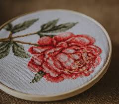 Maybe you would like to learn more about one of these? Amazon Com Counted Cross Stitch Kit Pink Peony Flowers 5 1 X6 9 Diy Embroidery Kit For Beginners With Floral Pattern
