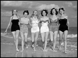 Back In Time Curvy Style Has No Size Vintage Swimwear Beach Girls Vintage Beach