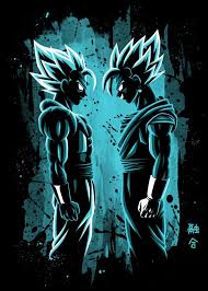 Stain Fusion Metal Poster Alberto Perez Displate In 2021 Anime Dragon Ball Super Dragon Ball Anime Dragon Ball