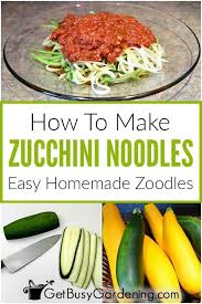 How To Make Homemade Zoodles Zucchini Noodles Recipe Cooking Healthy Dinner Zucchini How To Cook Zucchini