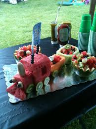 A Fun Version Of A Fruit Train I Love The Headlights And Cattle Grate