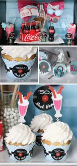 Showcase a classic 50s foil banner near the buffet table for a sweet touch to your 50s party decor. Host A Sock Hop With Classic 1950s Diner Party Supplies Big Dot Of Happiness Diner Party 1950s Party Decorations 1950s Theme Party