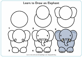 Image Result For How To Draw Step By Step For Beginners Elephant Drawing Easy Animal Drawings Easy Drawings For Kids