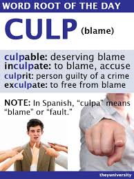 Vocabulary Help Word Root Culp Blame Teaching Vocabulary Grammar And Vocabulary Vocabulary