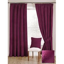Another benefit of blackout curtains is that they are insulated, so they can reduce energy costs and noise. Mcalister Textiles Fuchsia Pink Crushed Velvet Curtains