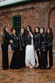 Urban Glam Toronto Wedding At The Fermenting Cellar Edgy Wedding Biker Wedding Dark Wedding