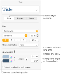 It seems daunting but its actually quite simple to read georgian, . Change The Color Of Text Or Add A Gradient In Pages On Mac Apple Support Lb