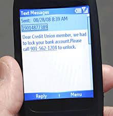 According to pc.net, there are several meanings behind this acronym. Text Message Fraud Example Southpoint Financial Credit Union