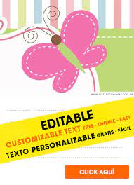 Cabe mencionar que la mayoría de los diseños que presentaremos en este artículo es de canva, un programa en el cual puedes diseñar y editar invitaciones de cumpleaños de 15 años gratis… 6 Invitaciones De Mariposas Gratis Free Para Editar Personalizar E Imprimir Invitaciones Editables Gratis